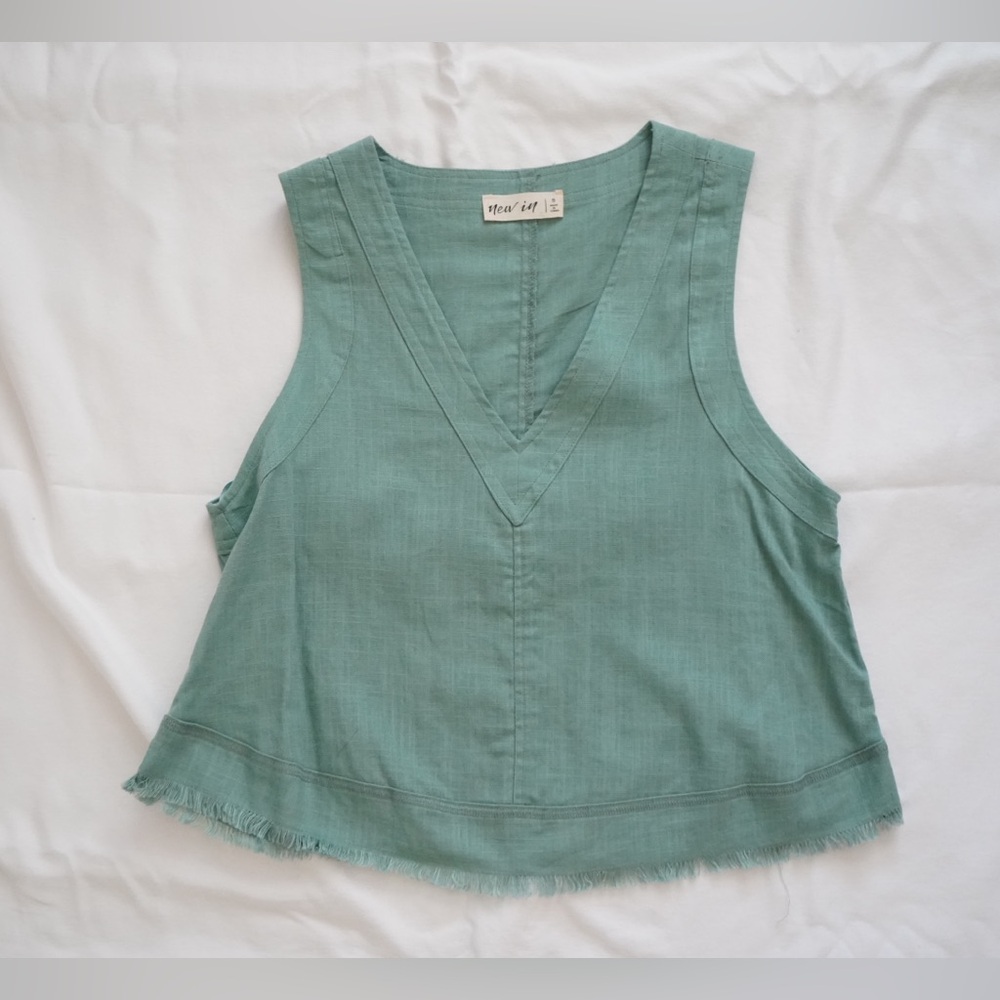 Women’s Green Sleeveless Top